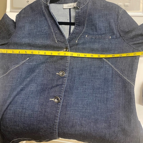 Chico’s Platinum Denim Jacket - Picture 5 of 7